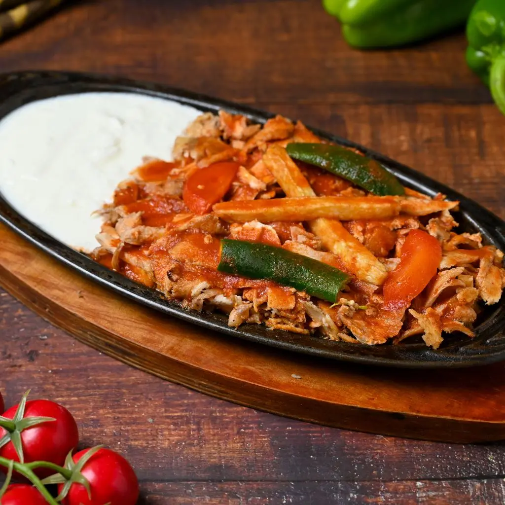 Chicken Iskender Plate